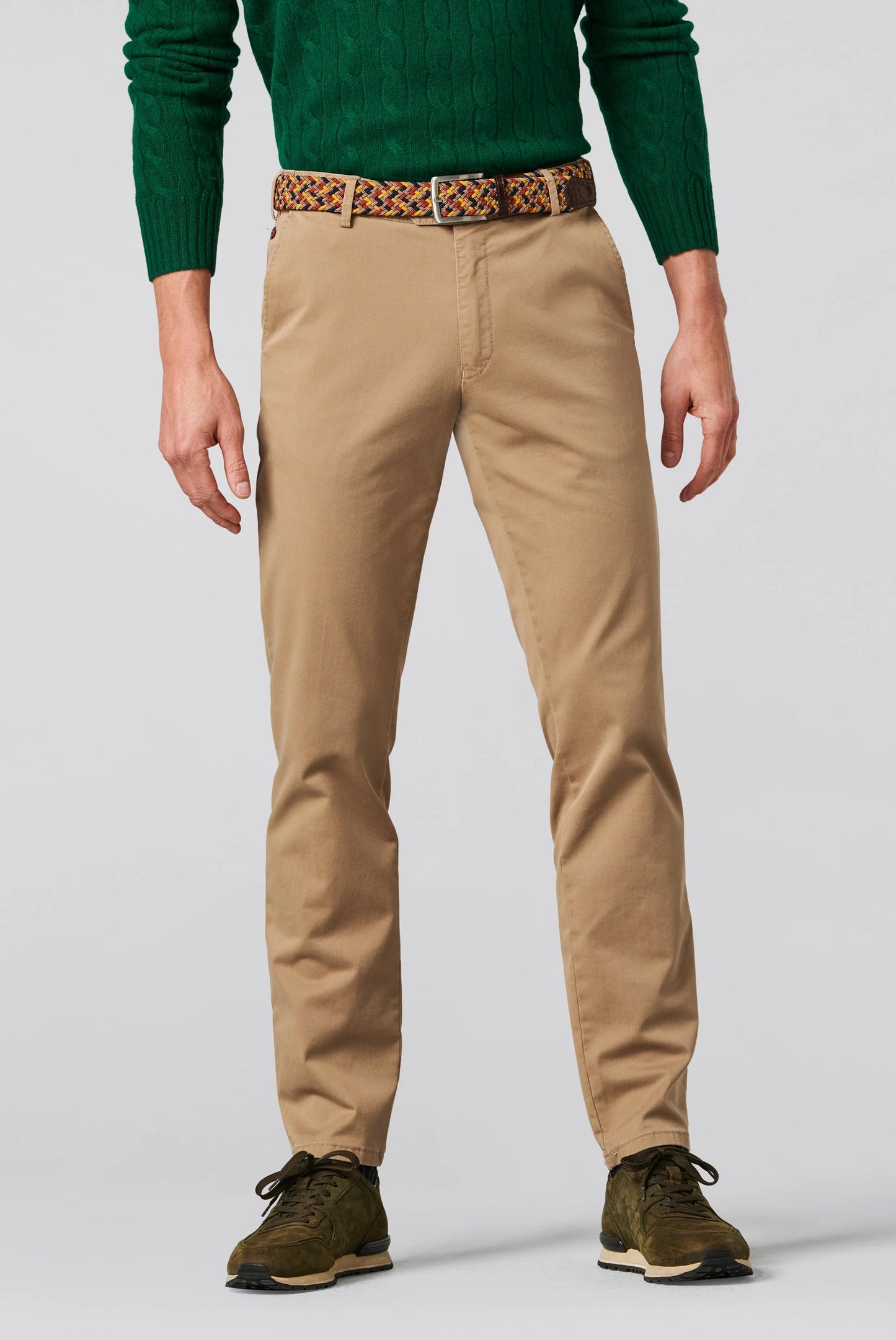 Meyer Smart Casual Expandable Waist Chino Trousers - 316 Tailored fit Oslo Available in 4 shades