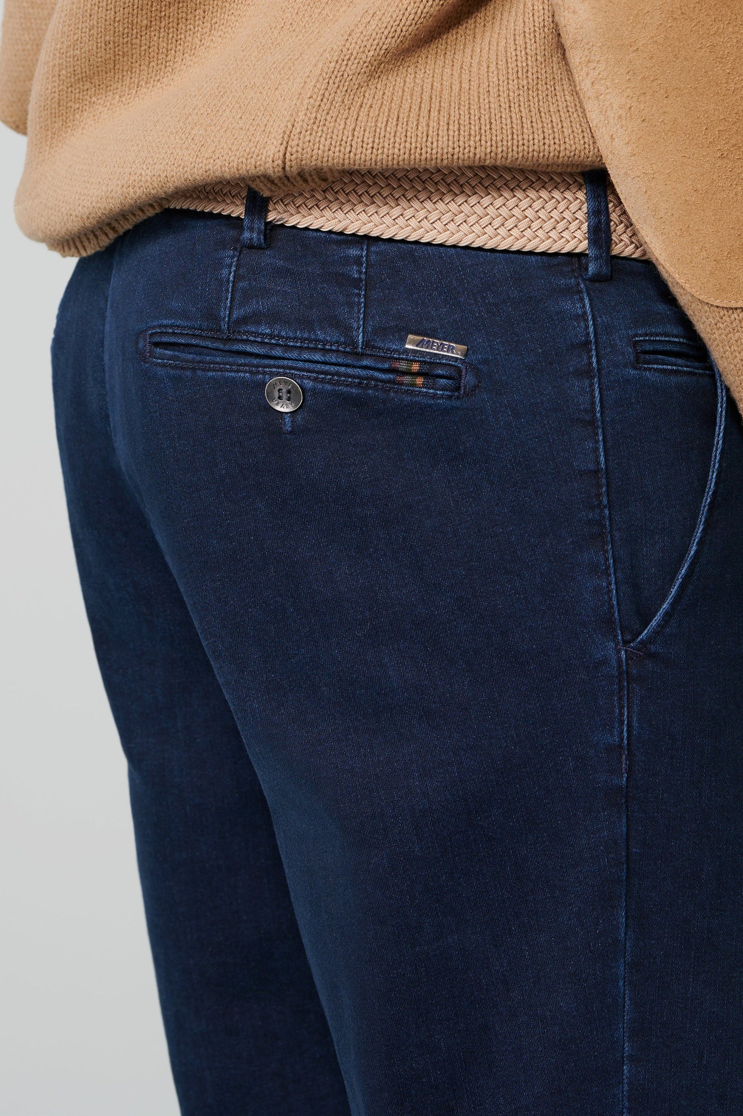 Meyer Bonn 4545S Denim Super-Stretch Cotton-Tencel, Flex Jeans