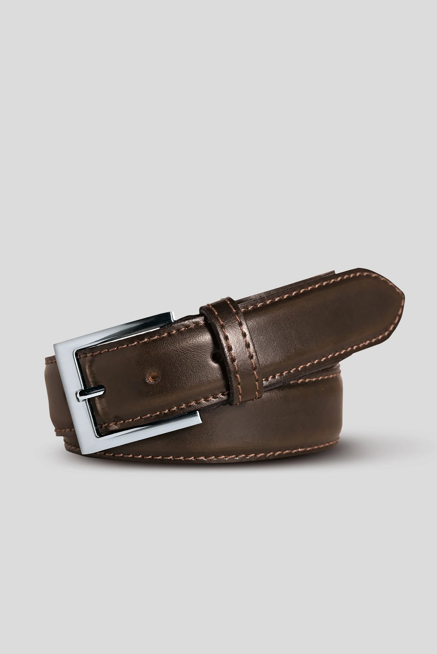 MEYER 603 HAND MADE STRETCH LEATHER BELT. Available in 6 Shades