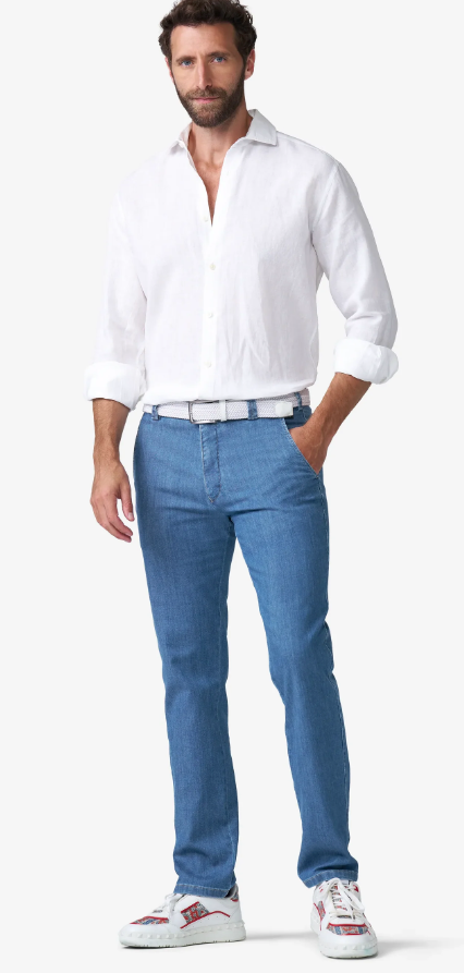 Meyer Bonn 4020S 16 Light Blue Ultra-Lightweiight Denim Jeans