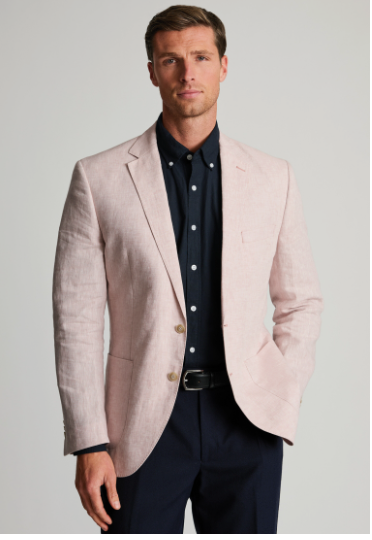 Pink Linen Jacket 54028