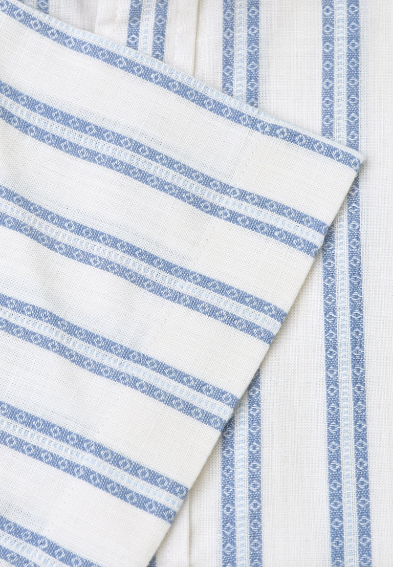 47043 Slub Stripe Short Sleeve Shirt