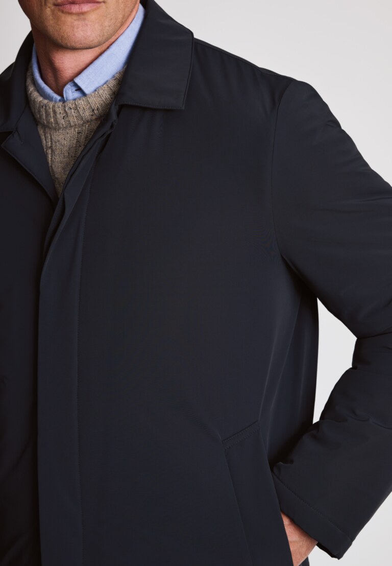 Somerdale Navy Performance Padded Car Coat
