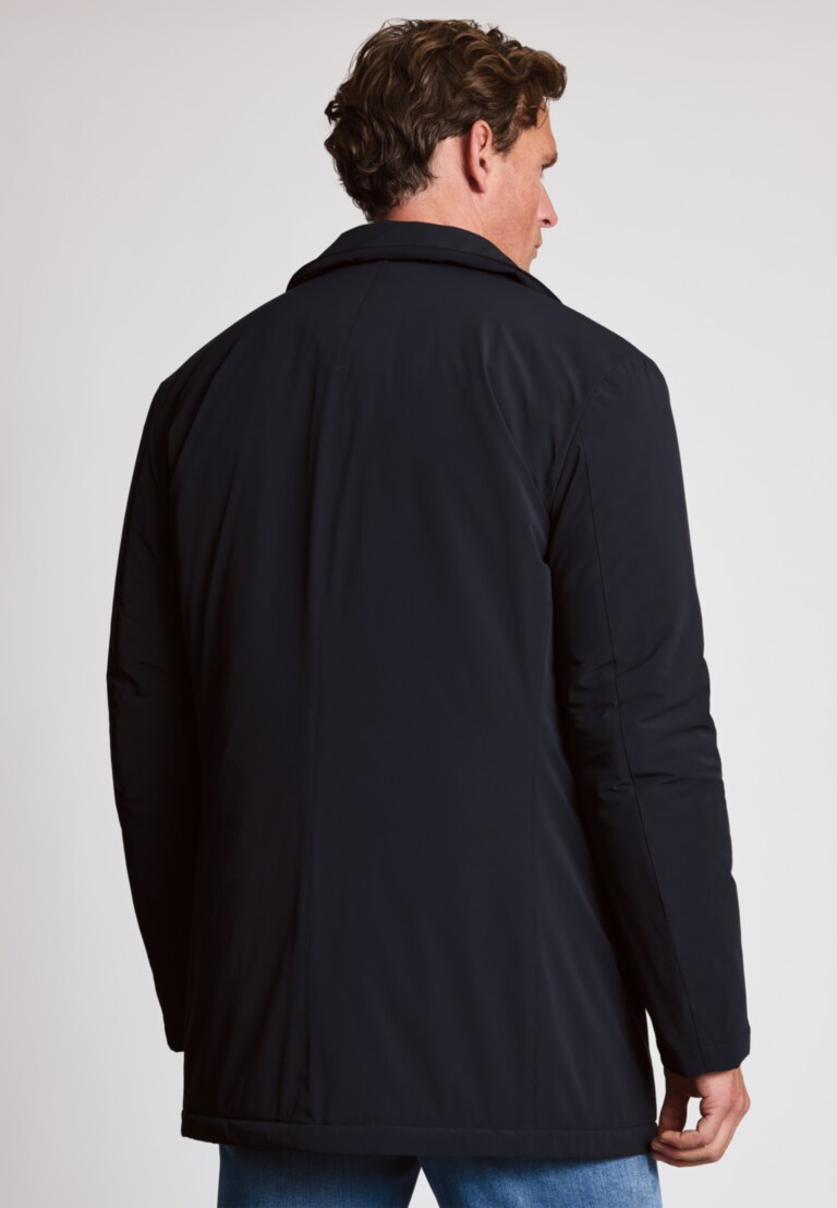 Somerdale Navy Performance Padded Car Coat