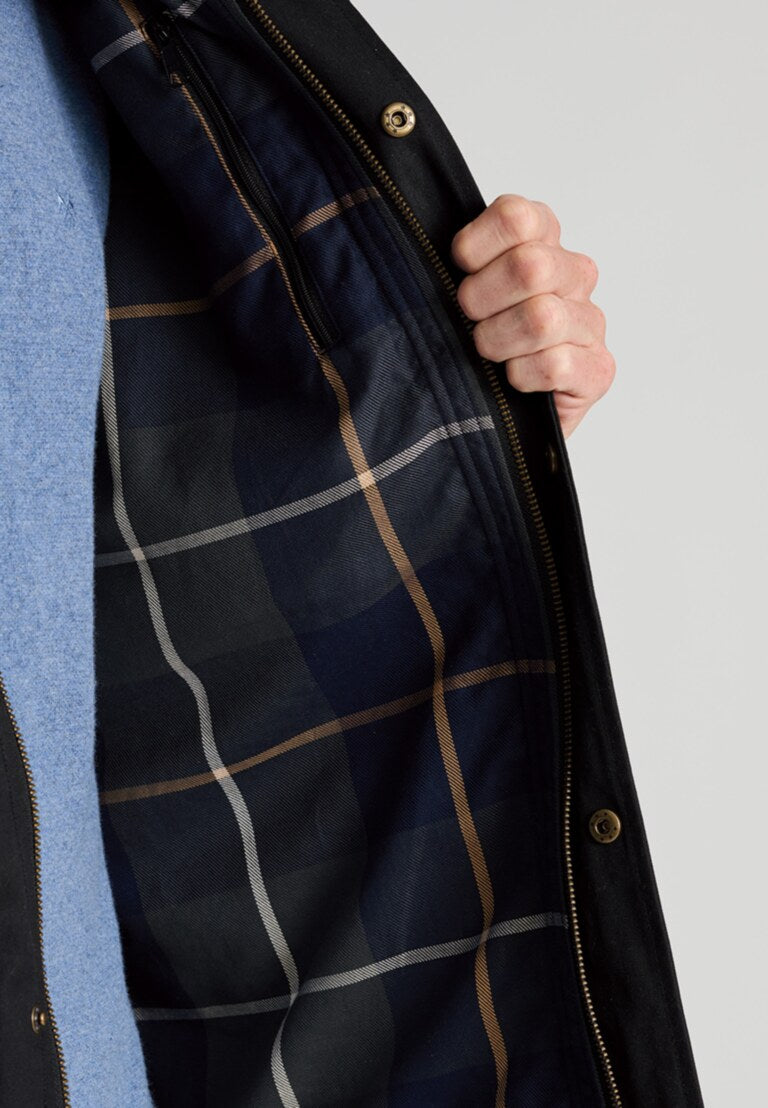 Tunstall Black Wax Cotton Jacket