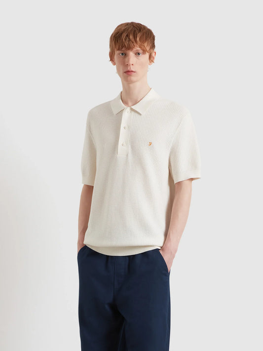 FARAH Thornley F4GSG024 - Knitted Polo Shirt