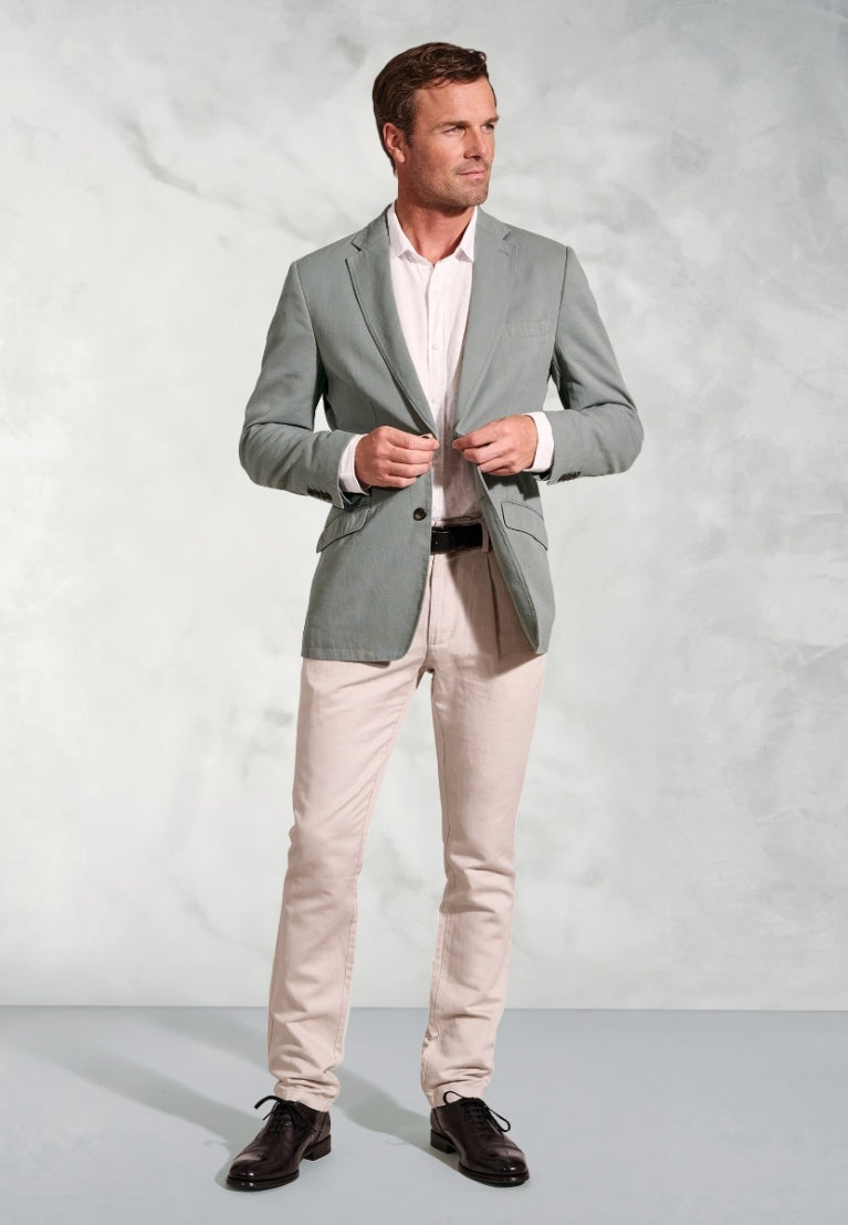 54051  Washed Cotton Linen Jacket;