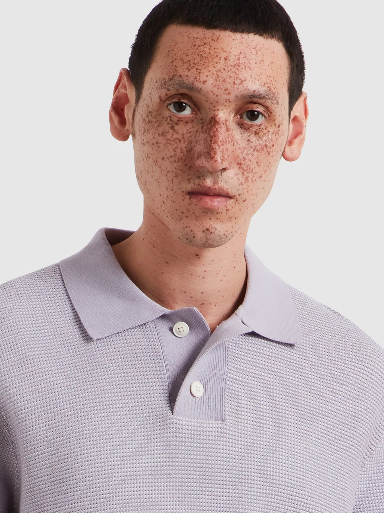 FARAH  F4GSG026  - Knitted Polo Shirt