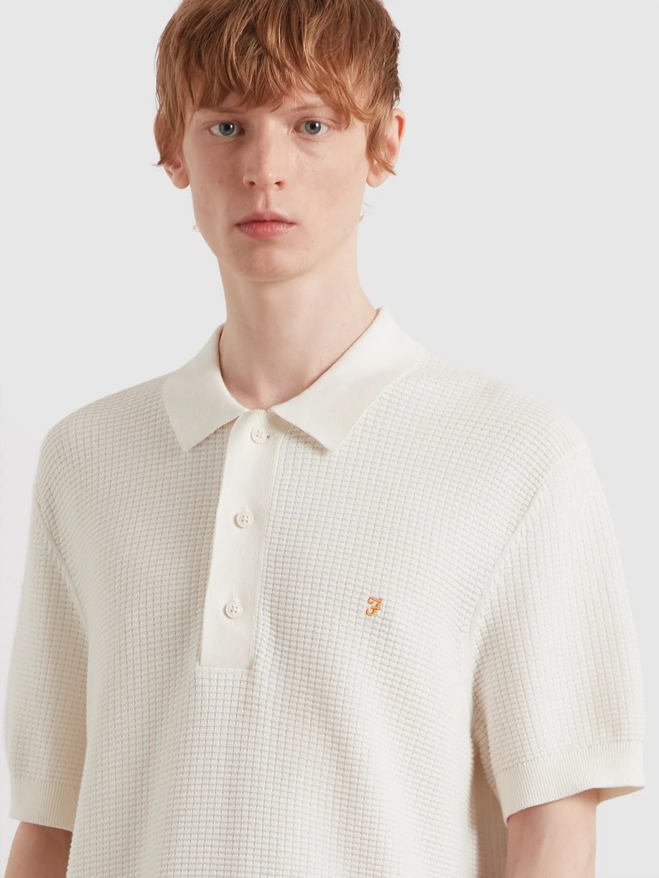 FARAH Thornley F4GSG024 - Knitted Polo Shirt