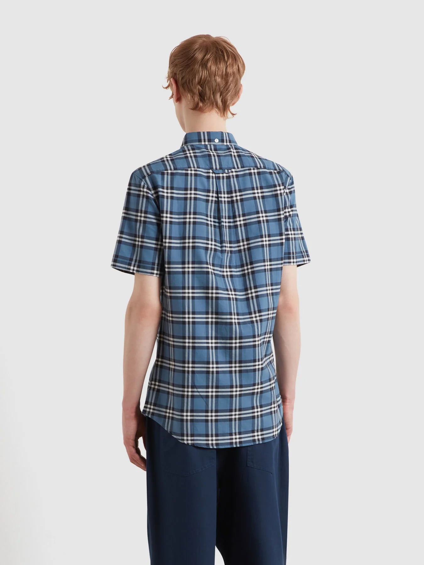 Brewer F4WSG010 - Check Short Sleeve Shirt. Available in 2 shades