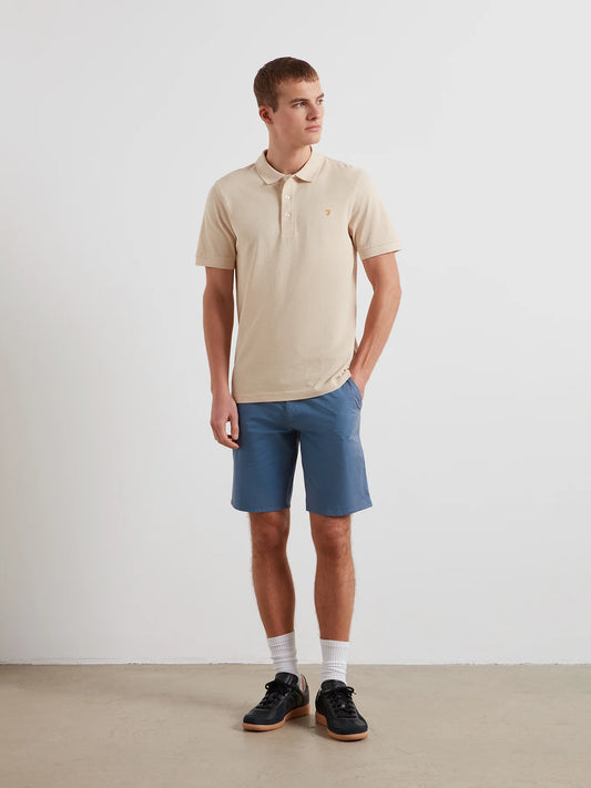 FARAH Hawk  F4HS9073 Garment Dyed Twill Shorts. Available in 2 Shades.