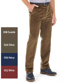 Stretch Cords | Stretch Cord Trousers | Mens Stretch Cord Trousers | Stretch Cord Pants | Gurteen Stretch Cord