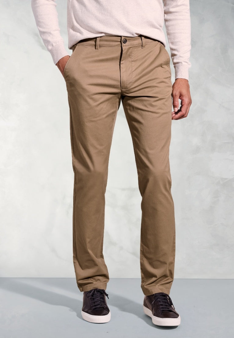80508 Tailored Fit  Stretch Cotton Chinos. Available in 9 shades.