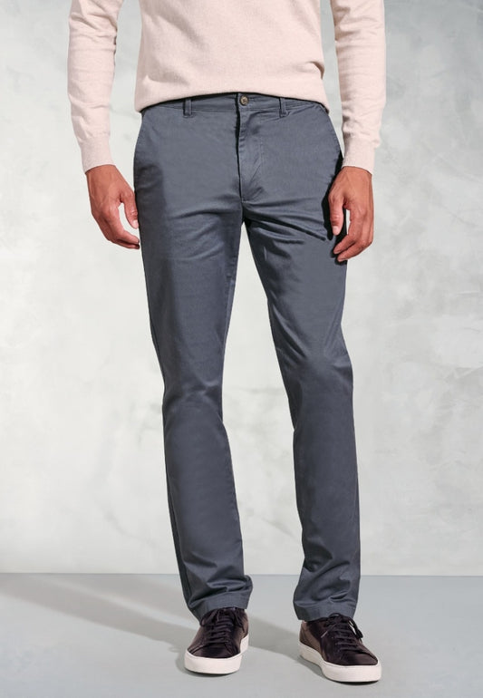 80508 Tailored Fit  Stretch Cotton Chinos. Available in 9 shades.