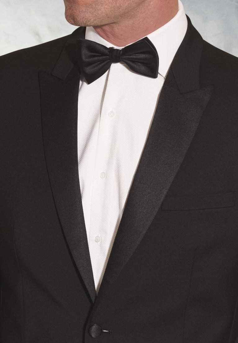 Sapphire Black Wool Blend Dinner Suit