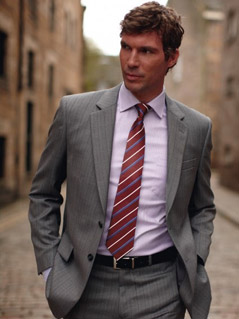 Details about   New mens Brook Taverner Light Grey suit in sizes up to 52 chest SAVE OVER £100 